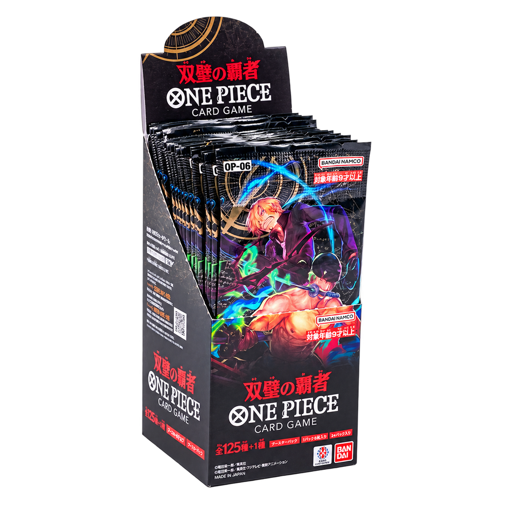 Display OP06 japonais ouvert avec boosters