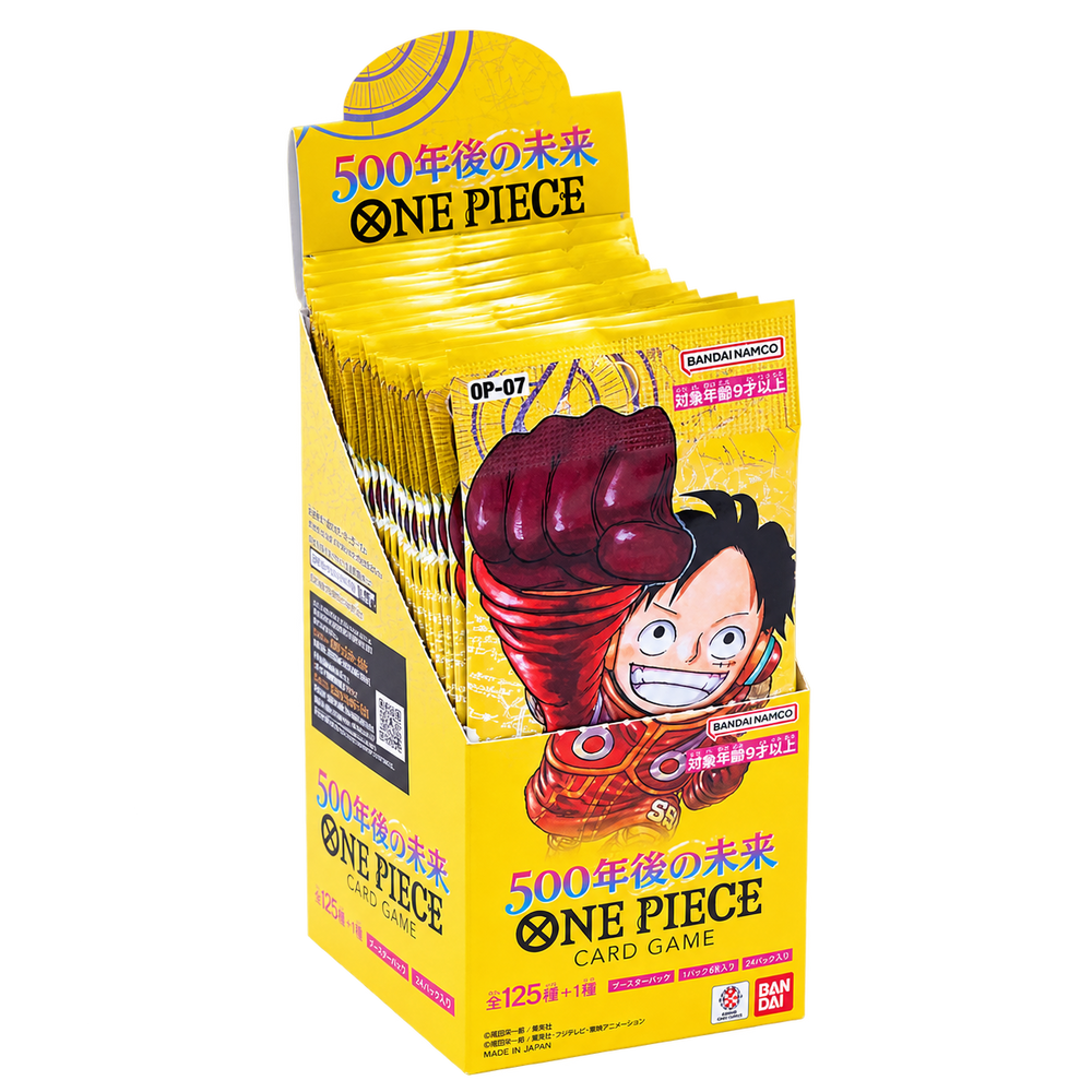 Display OP07 japonais ouvert avec boosters