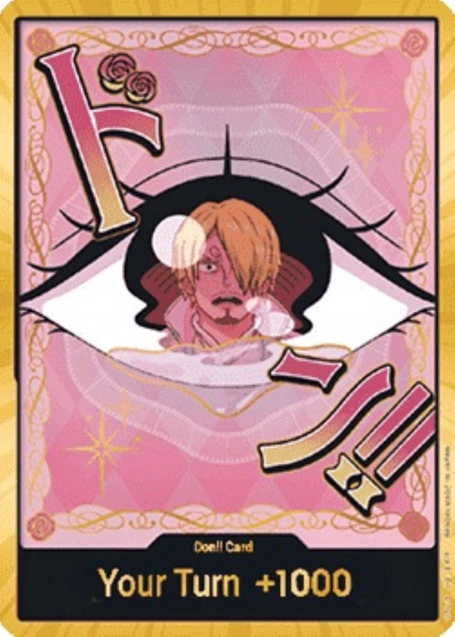 DON!! Sanji — Parallèle rose et or — recto