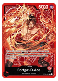 Portgas D. Ace OP03-001  — visuel de référence, produit US
