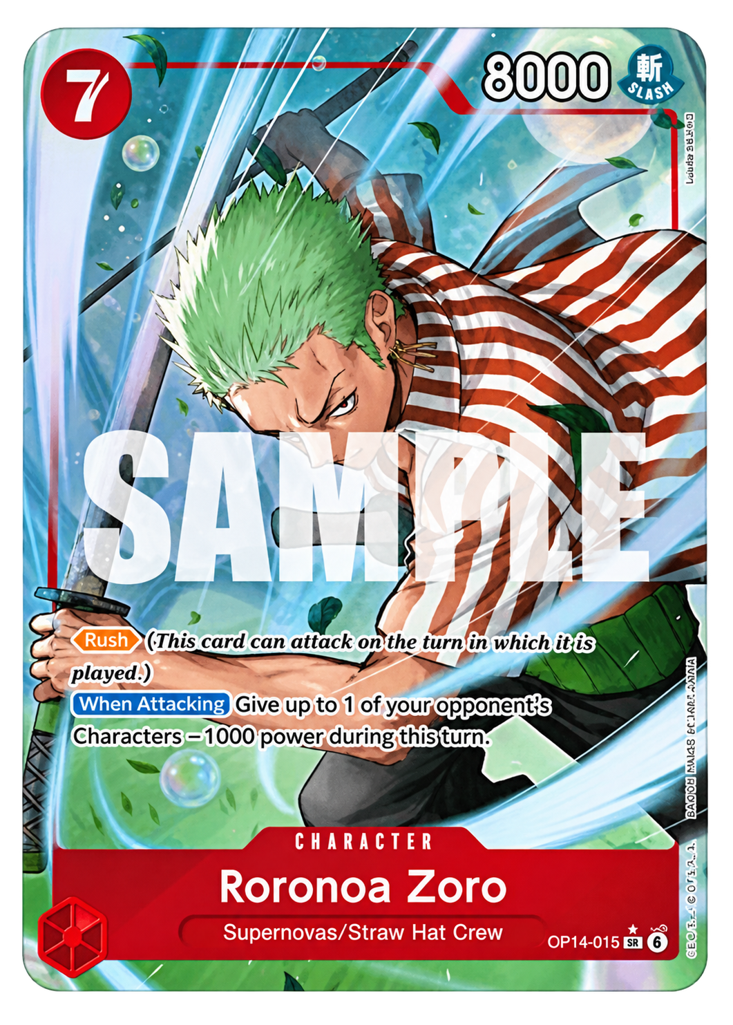 Roronoa Zoro (OP14-015) (V.2) — FR